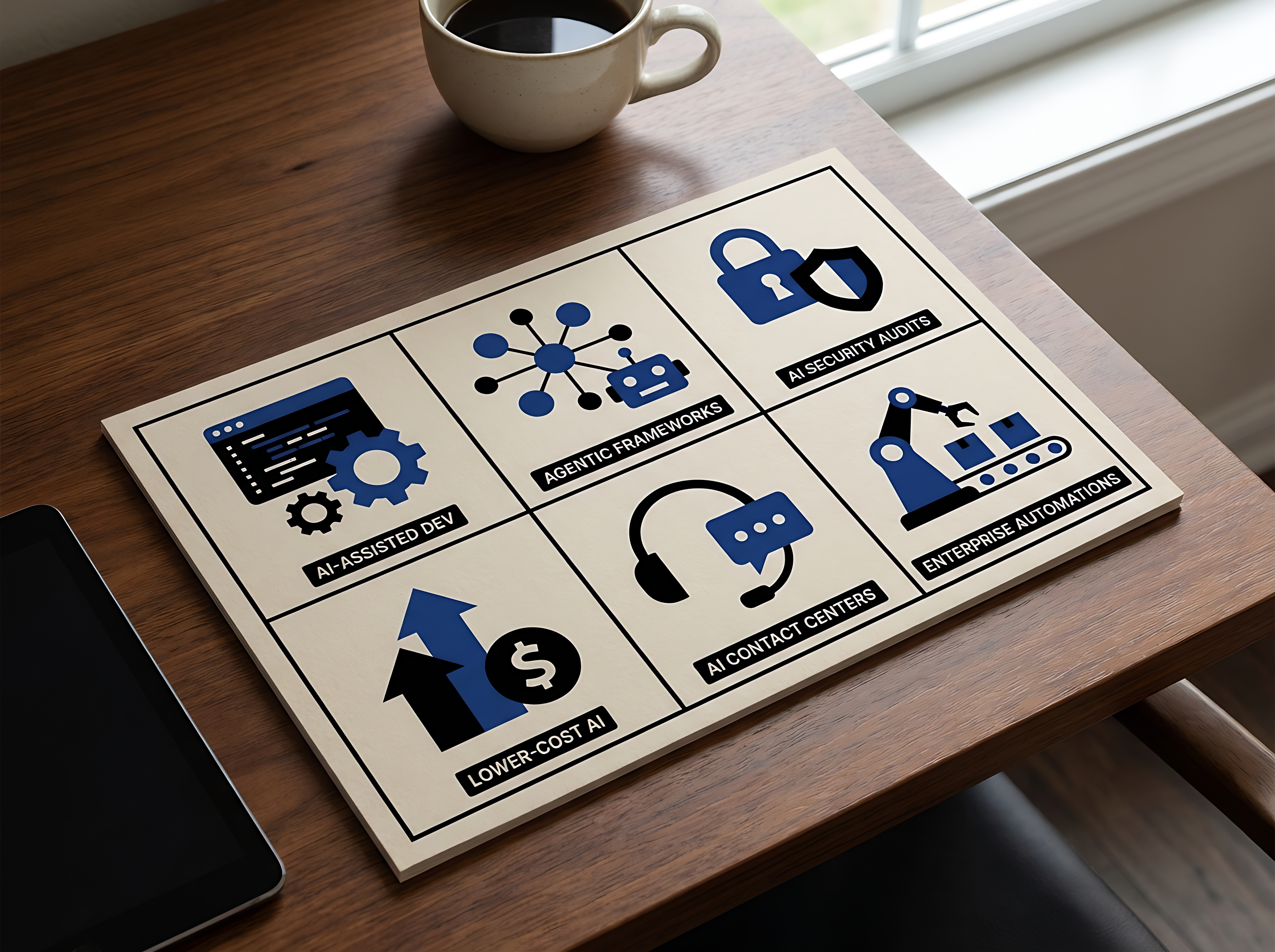 AI-generated catalogue of Enterprise General Intelligence service offerings